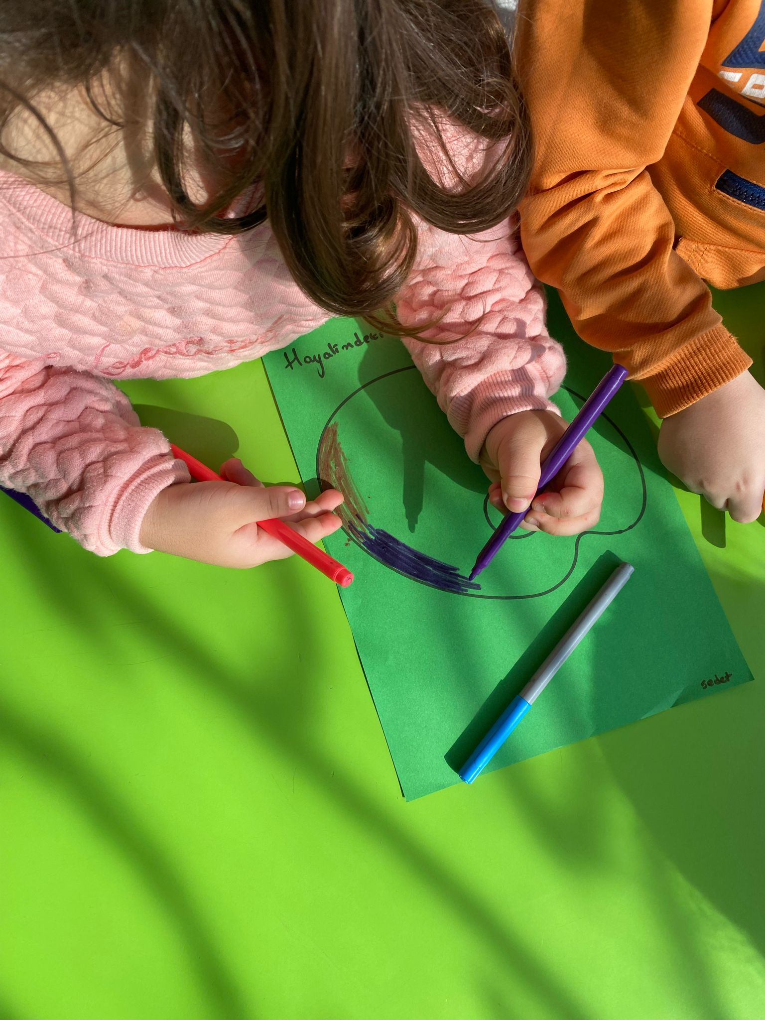 Modern çocuk Anaokulu Hayalindeki Ren Paleti